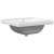 Set de mobilier pentru baie 3 pcs Stejar Artisan și Alb Mediu GartenMobel Dekor