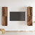 Set comodă TV 4 pcs Lemn vechi 30.5 x 30 x 60 cm Lemn compozit GartenMobel Dekor