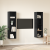 Set comodă TV 2 pcs Negru 37 x 37 x 142.5 cm Lemn compozit GartenMobel Dekor