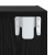 Set comodă TV 2 pcs Negru 37 x 37 x 142.5 cm Lemn compozit GartenMobel Dekor