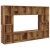 Set comodă TV 4 pcs Maro 37 x 37 x 142.5 cm Lemn compozit GartenMobel Dekor