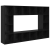 Set comodă TV 4 pcs Negru 37 x 37 x 142.5 cm Lemn compozit GartenMobel Dekor