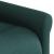 Fotoliu de masaj rabatabil, verde închis, material textil GartenMobel Dekor