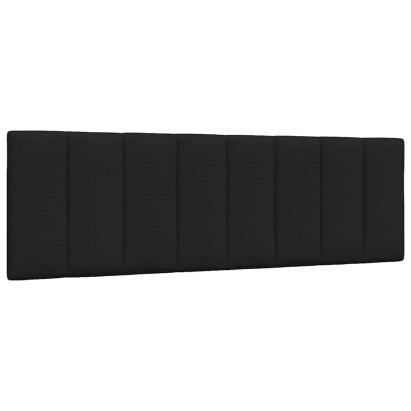 Pernă pentru tăblie de pat, negru, 160 cm, material textil GartenMobel Dekor