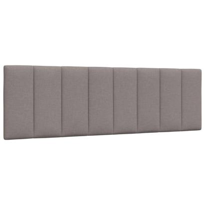 Pernă pentru tăblie de pat, gri taupe, 160 cm, material textil GartenMobel Dekor