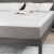 Păturile pentru saltea Alb 160 x 200 cm Polyester fără adeziv GartenMobel Dekor