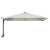 Parasol de Grădină Nisipiu 248.5 x 247.5 x 160 cm țesătură GartenMobel Dekor