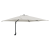 Parasol de Grădină Nisipiu 248.5 x 247.5 x 160 cm țesătură GartenMobel Dekor