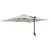 Parasol de Grădină Nisipiu 248.5 x 247.5 x 160 cm țesătură GartenMobel Dekor