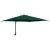 Parasol de Grădină Verde 248.5 x 247.5 x 160 cm țesătură GartenMobel Dekor