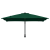 Parasol de Grădină Verde 248.5 x 247.5 x 160 cm țesătură GartenMobel Dekor