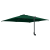 Parasol de Grădină Verde 248.5 x 247.5 x 160 cm țesătură GartenMobel Dekor