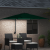 Parasol de Grădină Verde 248.5 x 247.5 x 160 cm țesătură GartenMobel Dekor