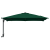 Parasol de Grădină Verde 248.5 x 247.5 x 160 cm țesătură GartenMobel Dekor
