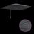 Parasol de Grădină Antracit 248.5 x 247.5 x 160 cm țesătură GartenMobel Dekor