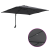 Parasol de Grădină Antracit 248.5 x 247.5 x 160 cm țesătură GartenMobel Dekor