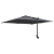 Parasol de Grădină Antracit 248.5 x 247.5 x 160 cm țesătură GartenMobel Dekor