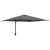 Parasol de Grădină Antracit 248.5 x 247.5 x 160 cm țesătură GartenMobel Dekor