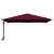 Parasol de Grădină Roșu bordo 248.5 x 247.5 x 160 cm țesătură GartenMobel Dekor