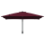 Parasol de Grădină Roșu bordo 248.5 x 247.5 x 160 cm țesătură GartenMobel Dekor