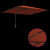 Parasol de Grădină Terracota 248.5 x 247.5 x 160 cm țesătură GartenMobel Dekor