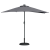 Parasol de Grădină Antracit 294 x 150 x 224 cm țesătură GartenMobel Dekor