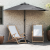 Parasol de Grădină Antracit 294 x 150 x 224 cm țesătură GartenMobel Dekor