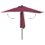 Parasol de Grădină Roșu bordo 294 x 150 x 224 cm țesătură GartenMobel Dekor
