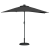 Parasol de Grădină Negru 294 x 150 x 224 cm țesătură GartenMobel Dekor