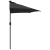 Parasol de Grădină Negru 294 x 150 x 224 cm țesătură GartenMobel Dekor