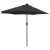 Parasol de Grădină Negru 294 x 150 x 224 cm țesătură GartenMobel Dekor