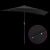 Parasol de Grădină Negru 294 x 150 x 224 cm țesătură GartenMobel Dekor