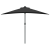 Parasol de Grădină Negru 294 x 150 x 224 cm țesătură GartenMobel Dekor