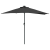 Parasol de Grădină Negru 294 x 150 x 224 cm țesătură GartenMobel Dekor