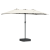 Parasol de Grădină Nisipiu 385 x 209 x 244 cm țesătură GartenMobel Dekor