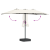 Parasol de Grădină Nisipiu 385 x 209 x 244 cm țesătură GartenMobel Dekor