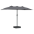 Parasol de Grădină Antracit 385 x 209 x 244 cm țesătură GartenMobel Dekor