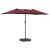 Parasol de Grădină Roșu bordo 385 x 209 x 244 cm țesătură GartenMobel Dekor