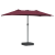Parasol de Grădină Roșu bordo 385 x 209 x 244 cm țesătură GartenMobel Dekor