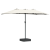 Parasol de Grădină Nisipiu 385 x 209 x 244 cm țesătură GartenMobel Dekor