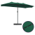 Parasol de Grădină Verde 385 x 209 x 244 cm țesătură GartenMobel Dekor