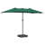 Parasol de Grădină Verde 385 x 209 x 244 cm țesătură GartenMobel Dekor