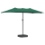 Parasol de Grădină Verde 385 x 209 x 244 cm țesătură GartenMobel Dekor