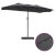 Parasol de Grădină Antracit 385 x 209 x 244 cm țesătură GartenMobel Dekor