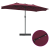 Parasol de Grădină Roșu bordo 385 x 209 x 244 cm țesătură GartenMobel Dekor