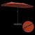 Parasol de Grădină Terracota 385 x 209 x 244 cm țesătură GartenMobel Dekor