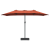 Parasol de Grădină Terracota 385 x 209 x 244 cm țesătură GartenMobel Dekor