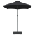 Parasol de Grădină Negru 385 x 209 x 244 cm țesătură GartenMobel Dekor