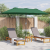 Parasol de Grădină Verde 380 x 196 x 235 cm GartenMobel Dekor