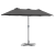 Parasol de Grădină Antracit 380 x 196 x 235 cm GartenMobel Dekor
